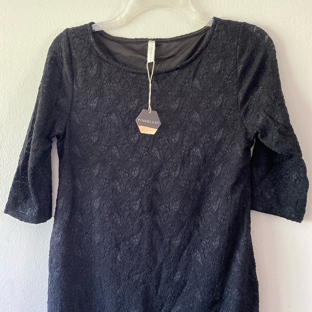 PINK BLUSH MATERNITY DRESS